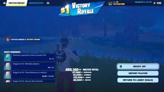 Victory in fortnine battle royal 0 build solo [upl. by Olim]