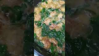 stir fry tuna balls with Moringga leavesyummyrecipe healthyfood [upl. by Pals]