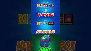 OG Megabox vs New Megabox vs Deadbox 😱 brawlstars brawl brawlstarshorts supercell megabox [upl. by Steinman]