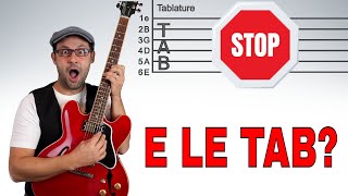 CHITARRA COME USARE E LEGGERE LE TAB TABLATURE  LA LEZIONE PIU IMPORTANTE DI TUTTE [upl. by Lamarre]