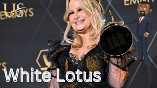 White Lotus MVP Jennifer Coolidge Triumphs at Emmys 2024 [upl. by Ventura20]