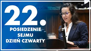 22 posiedzenie Sejmu  dzień czwarty 22 listopada 2024 r [upl. by Coulter]