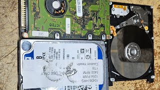 How to open up laptop hard drives and what is inside them ♻️💻 [upl. by Misa404]