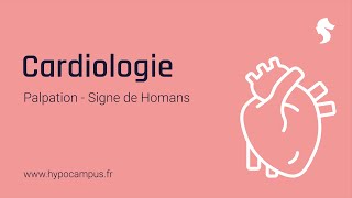 Signe de Homans  Palpation en Cardiologie [upl. by Blockus437]