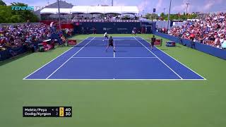 Highlights MekticPeya Beat DodigKyrgios In Toronto [upl. by Whale]