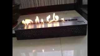 Bio burner BL66 remote controlled ignition of an electronic bioethanol burner AFIRE [upl. by Amati]