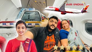 Upgraded AIR INDIA journey with Mummy  our Experience amp Airplane food Review [upl. by Claudette]