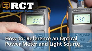 How to Reference a Power Meter and Light Source [upl. by Ynnel]