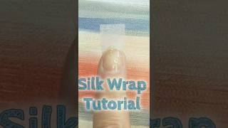 Silk Nail Wrap Tutorial  Save Your Broken Nails [upl. by Ytte]