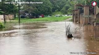 Flooding in Mandeville [upl. by Suinotna11]