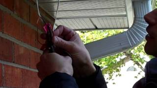 Wiring A LED Recessed Soffit Light [upl. by Ardnuaek]