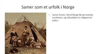 Samfunnsfag  Samisk kultur og historie [upl. by Ateiluj]