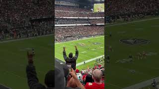 Chiefs take over raiders stadium KansasCityChiefs fansclub nfl [upl. by Sherer536]