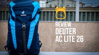 Deuter AC Lite 26  Review auf Deutsch  Rucksack Test [upl. by Ahsimit667]