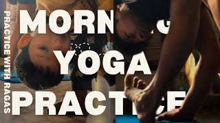 Morning Yoga Flow  Practice With Ragas  Traditional Yoga  Practice  Yoga [upl. by Annatsirhc1]