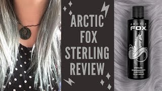 Arctic Fox Sterling Silver Hair Dye Review [upl. by Oivatco]