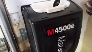 Marantec M4500e converted into a side mount opener [upl. by Holcomb]