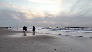 Serene Waves at Scheveningen Beach The Hague Netherlands [upl. by Aehsal845]