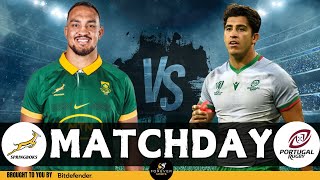 SPRINGBOKS VS PORTUGAL BUILDUP  South Africa vs Portugal Matchday Buildup [upl. by Welch]