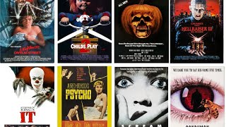 My Top 5 Favorite Horror Movie Posters [upl. by Ibmab635]