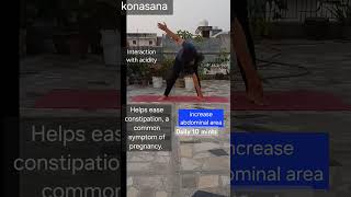 Konasana benefitsnormal delivery pregnancy more help full information subscribe supriyakevlog [upl. by Atihana]