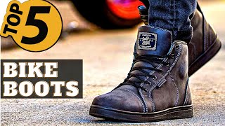 ✅ TOP 5 Best Motorcycle Boots Today’s Top Picks [upl. by Ewer]