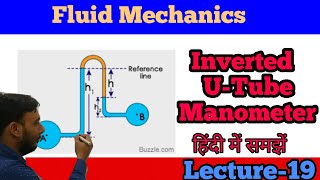 Inverted U Tube Manometer Hindi  How to use inverted U tube manometer  U tube manometer [upl. by Letram]