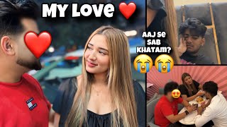 Jealousy Prank On Anmol 💔 With My New Boyfriend He Started Crying 😭 [upl. by Nnaxor]