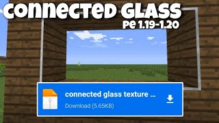 connected glass texture pack mcpe 120  minecraft connected glass texture pack 119 BugWheel [upl. by Allehcram306]