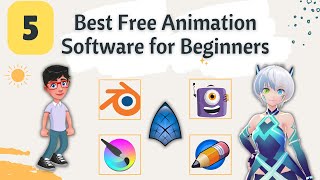 5 Best Free Animation Software for Beginners 2023  Best Free Animation Softwares [upl. by Primavera]