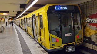 UBahn Berlin  Mitfahrt in der U7 von Rathaus Spandau bis Wilmersdorfer Straße im H97 50061 [upl. by Ayinat]