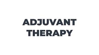 📢 How to pronounce ADJUVANT THERAPY [upl. by Annaer]