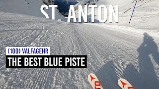 The best blue piste 100 Valfagehr in St Anton am Arlberg [upl. by Atinihc610]