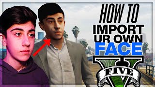 HOW TO PLAY AS YOURSELF IN GTA V PLAY WITH UR OWN HEAD TUTORIAL  Zane Burko [upl. by Hughett83]