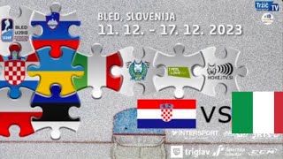 CROATIA vs ITALY  2024 IIHF U20 Men’s World Championship SLOVENIA Division IB  Highlights [upl. by Ivanah]