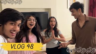 Reel ke peeche ka struggle 😵‍💫  VLOG 48 TanishkaBahl bharatchandak11 ananyasharmamusic [upl. by Tremayne]