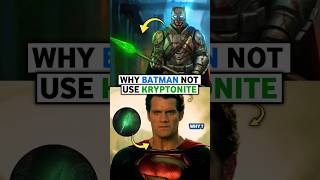 why batman didnt use kryptonite batman batmanvsuperman shorts [upl. by Ayifas]