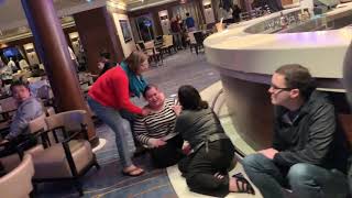 Passenger Captures Frightening Moment on Cruise Ship [upl. by Hodosh]