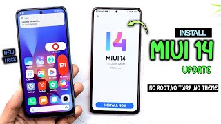 New Trick Install MIUI 14 Update Any Xiaomi Devices Indian amp Global Rom  MIUI 14 India Update [upl. by Christiane]