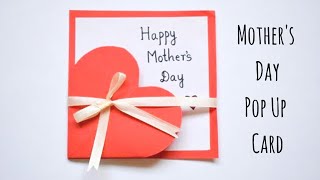 Easy amp Beautiful Mothers Day Card  Handmade Greeting Card  Cute Ideas for Mothers Day [upl. by Haet]