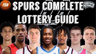 Spurs DRAFT Lottery Guide San Antonio Spurs News [upl. by Aubry421]