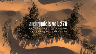 Archmodels vol 276 Launch Trailer  Vegetation 3D Models Collection [upl. by Erodasi]