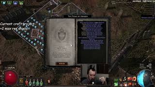 Perdandus Pact jewel crafting for MANA [upl. by Lorilyn]