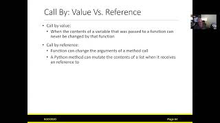 Chapter 6 Python Lists Part 6 Call By Value Vs Reference [upl. by Hannibal]