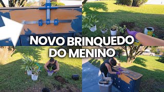 FINALMENTE FIZ AS MUDAS PARA A DUDA  ELE TA TODO FELIZ COM O BRINQUEDO NOVO  REFORMANDO O MOVEL [upl. by Areikahs]