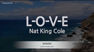 Nat King ColeLOVE Karaoke Version [upl. by Ardie]