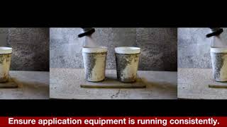 Determining Nozzle Cup Weight  SprayApplied Fireproofing Material [upl. by Ainslee]