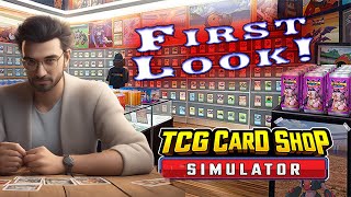 First Look Lets Make A Card Shop  TCG Card Shop Simulator  Part 1 [upl. by Schifra]