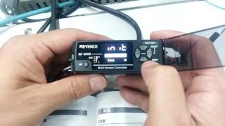 New keyence MUN11 with LRW sensor head quick setting guide [upl. by Dachy]