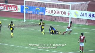 SEA Games 2013 Semi Final  Malaysia 3 11 4 Indonesia [upl. by Huber]